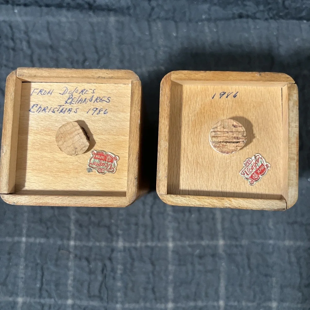 Vtg Salt & Pepper Shakers‎ Mid Century 60s Collectible Large Wood Ucagco Fruit